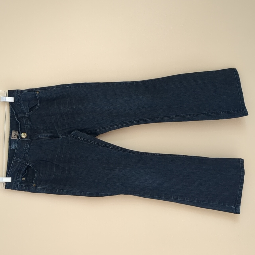 4P 4 Petite Basic Casual Beau Bean Denim Blue Jeans Autumn Solid Color